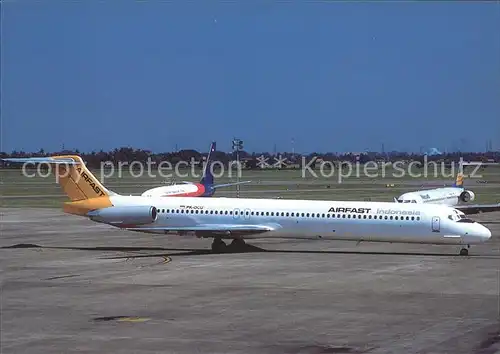 Flugzeuge Zivil Airfast Indonesia MD 82 PK OCU c n 53017  Kat. Flug