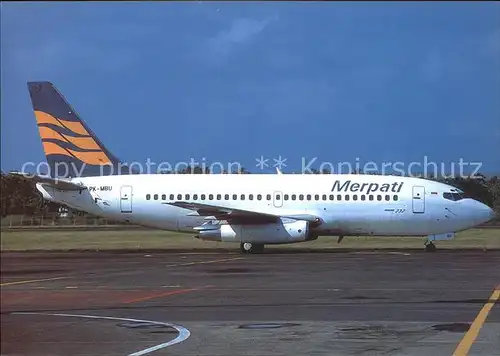 Flugzeuge Zivil Merpati B 737 217 PK MBU c n 22259 Kat. Flug