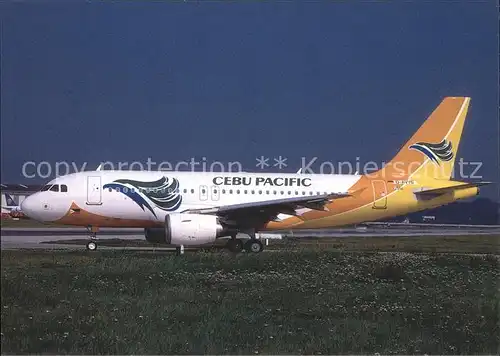 Flugzeuge Zivil Cebu Pacific Air Airbus A319 111 D AVYG RP C3189 c n 2556 Kat. Flug