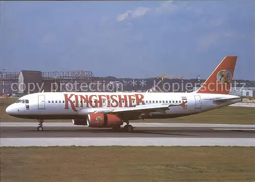 Flugzeuge Zivil Kingfisher Airlines A320 232 F WWBG c n 2502 Kat. Flug