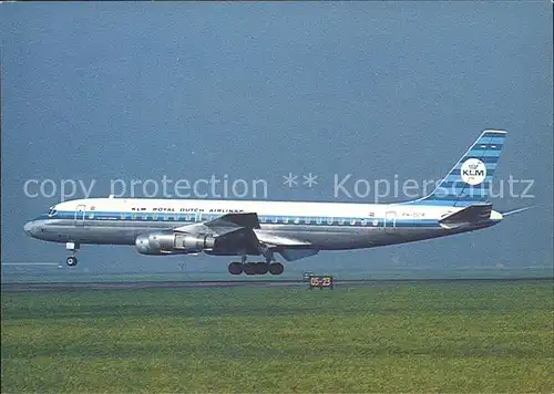 Flugzeuge Zivil KLM Royal Dutch Airlines Douglas DC 8 53 PH DCR  Kat. Flug