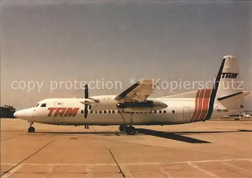 Flugzeuge Zivil TAM Brazil Fokker F 50 20233 PH JXK  Kat. Flug