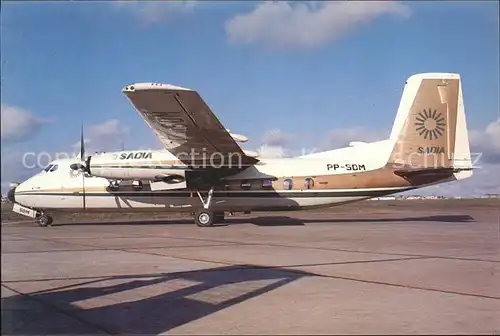 Flugzeuge Zivil Sadia Brazil Dart Herald 100 PP SDM 149  Kat. Flug