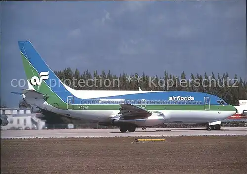 Flugzeuge Zivil Air Florida Boeing 737 200 N53AF  Kat. Flug