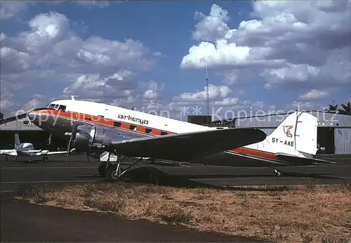 Flugzeuge Zivil Air Kenya Douglas DC.3 5Y AAE  Kat. Flug