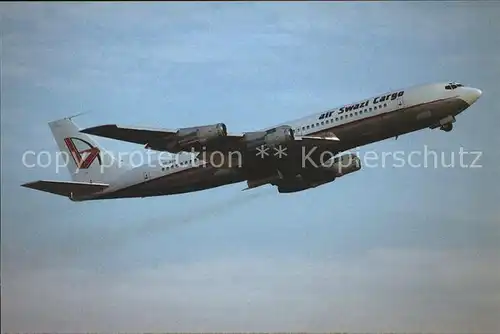 Flugzeuge Zivil Air Swazi Cargo Boeing 707 323C 3D ASB c n 19519 619 Kat. Flug