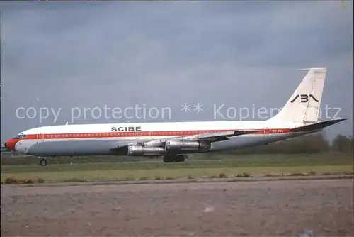 Flugzeuge Zivil Scibe Boeing 707 321B 9Q CBL c n 19266 531 Kat. Flug