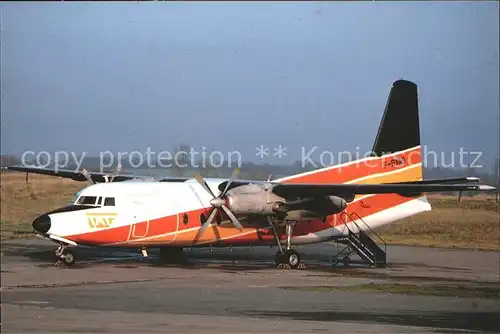 Flugzeuge Zivil TAT Fokker F27 Mk600 F BYAB c n 10342  Kat. Flug