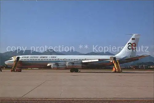 Flugzeuge Zivil African Express Airways Boeing 707 338C 5Y AXA c n 19621 652 Kat. Flug