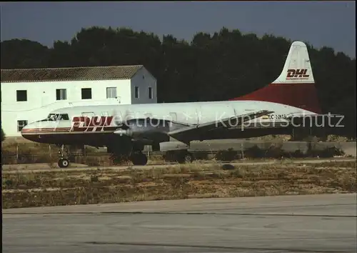 Flugzeuge Zivil DHL CV 580 EC HMS  Kat. Flug