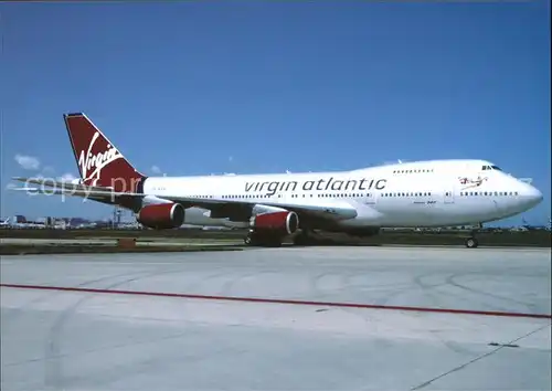 Flugzeuge Zivil Virgin Atlantic B747 200 TF ATN  Kat. Flug