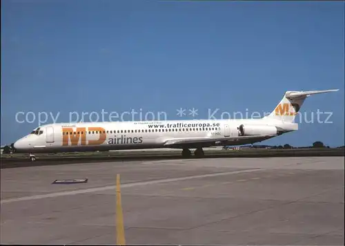 Flugzeuge Zivil MD Airlines MD 83 TF MDC c n 53014  Kat. Flug