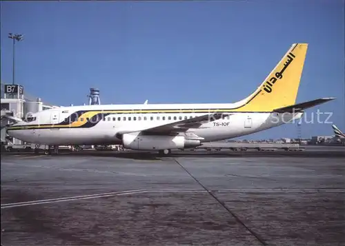 Flugzeuge Zivil Sudan Airways B737 200 TS IOF  Kat. Flug