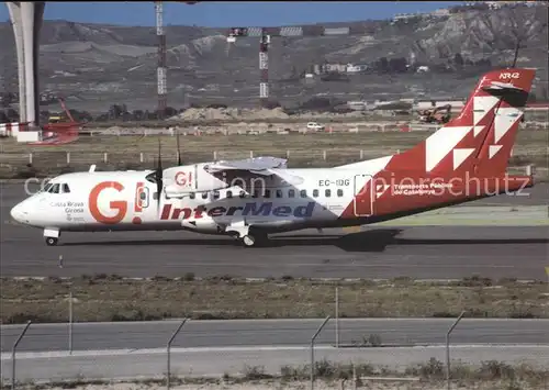 Flugzeuge Zivil Intermed ATR 42 EC IDG Kat. Flug