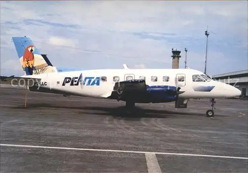 Flugzeuge Zivil Penta Pena Transp. Aereos Brazil EMB 110P1 110.427 PT LLC Kat. Flug