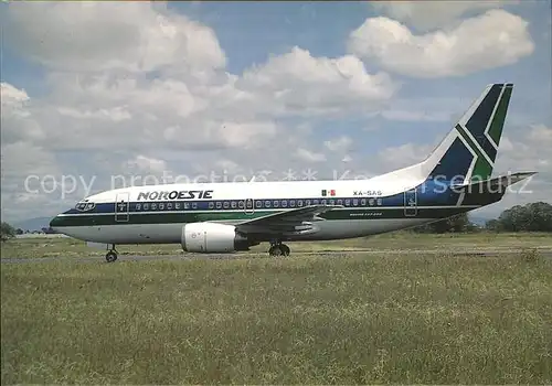 Flugzeuge Zivil Noroeste Mexico B737 5YO 25191 XA SAS  Kat. Flug