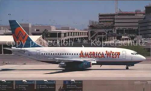 Flugzeuge Zivil America West Boeing 737 2U9A N149AW c n 22575 749 Kat. Flug