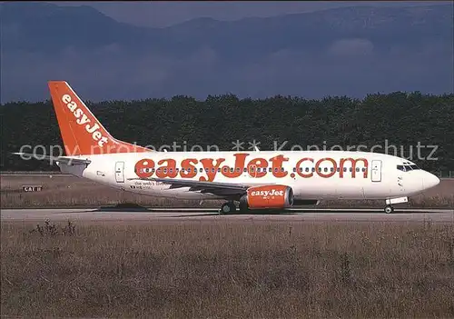 Flugzeuge Zivil EasyJet Switzerland Boeing 737 33V HB III c n 29338 3114 Kat. Flug