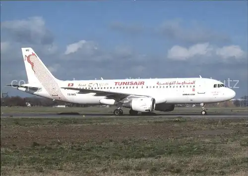 Flugzeuge Zivil Tunisair A320 211 TS IMG cn 390 Kat. Flug