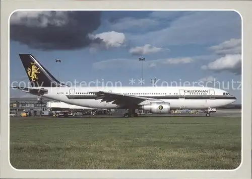 Flugzeuge Zivil Caledonian A300B4 203FF G TTMC cn 299 Kat. Flug