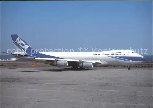 Flugzeuge Zivil Nippon Cargo Airlines Boeing 747 281F SCD JA8167 cn 23138 Kat. Flug