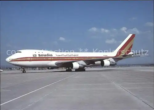 Flugzeuge Zivil Saudia Boeing 747 146 N703CK cn 19727 Kat. Flug