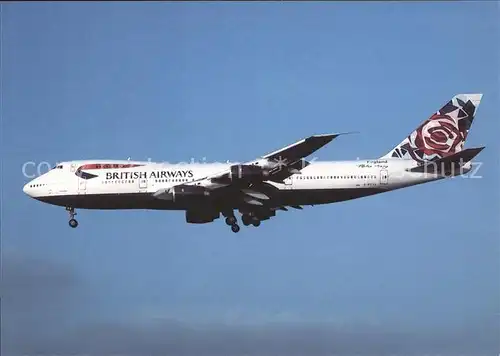 Flugzeuge Zivil British Airways Boeing 747 236B G BDXK cn 22303 Kat. Flug