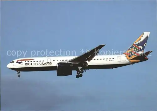 Flugzeuge Zivil British Airways Boeing 767 336ER G BNWK cn 24343 Kat. Flug