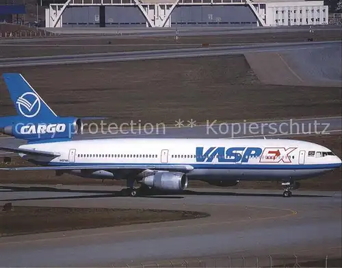 Flugzeuge Zivil VASP Cargo Vaspex McDonnell Douglas DC 10 30CF N107WA c n 46836 280 Kat. Flug