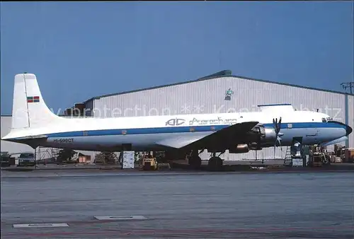 Flugzeuge Zivil Aerochago Douglas DC7CF HI 599CT c n 45208 855  Kat. Flug