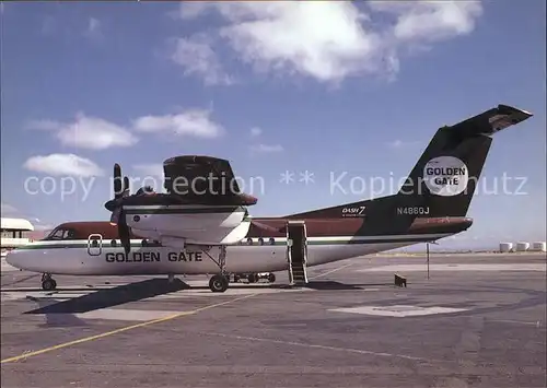 Flugzeuge Zivil Golden Gate De Havilland DHC 7 102 Dash 7 N4860J c n 019 Kat. Flug