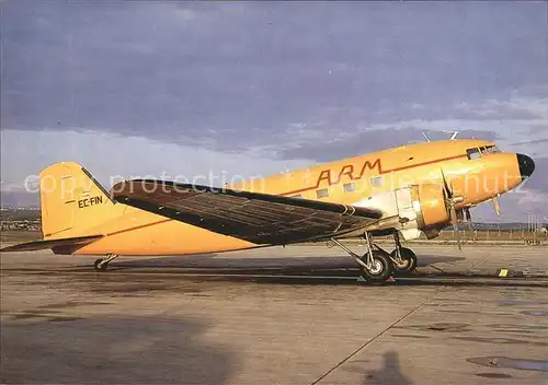 Flugzeuge Zivil ARM Aeromarket Douglas DC 3 EC FIN c n unknown  Kat. Flug