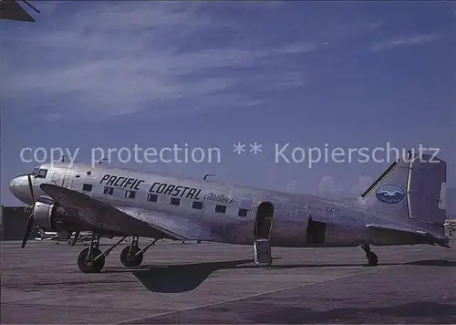 Flugzeuge Zivil Pacific Coastal Airlines C 53 DC 3 CF PWI c n 4880 Kat. Flug