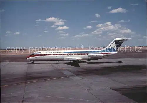 Flugzeuge Zivil Texas International Airlines McDonnell Douglas DC 9 32 N538TX c n 47218 Kat. Flug