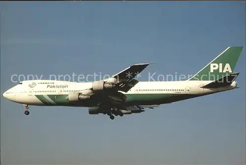 Flugzeuge Zivil P.I.A. B747 200 AP BCM c n 20802 Kat. Flug