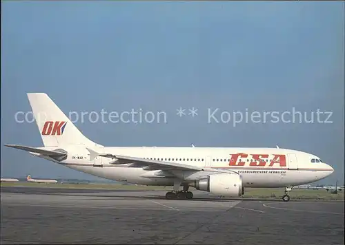 Flugzeuge Zivil CSA A310 304 OK WAB c n 567 Kat. Flug