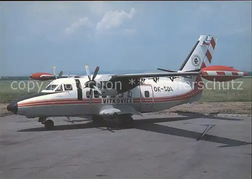 Flugzeuge Zivil Vitkovice L410 UVP E OK SDA c n 872018 Kat. Flug