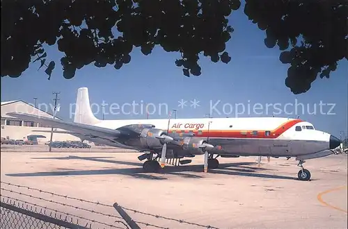 Flugzeuge Zivil Antillas Air Cargo Douglas DC7CF N3775U c n 45158 744 Kat. Flug