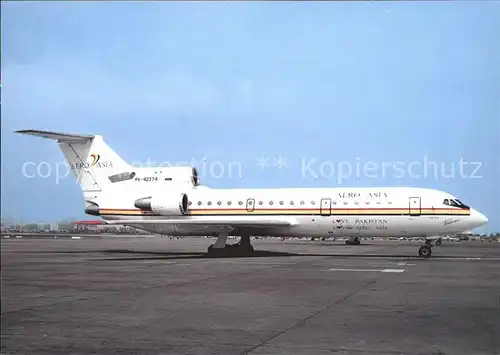 Flugzeuge Zivil Aero Asia YAK 42D RA 42374 c n   Kat. Flug