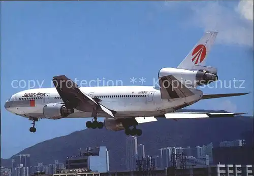 Flugzeuge Zivil Japan Asia Airways McDonnell Douglas DC 10 401 JA 8531 46923 216 Kat. Flug