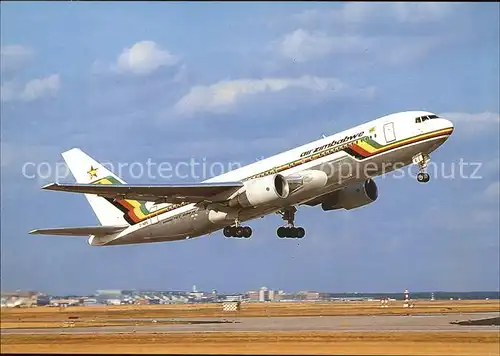 Flugzeuge Zivil Air Zimbabwe Boeing 767 2NO ER Z WPE c n 24713 287  Kat. Flug