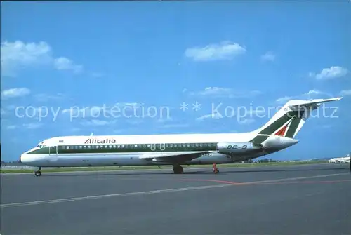 Flugzeuge Zivil Alitalia Douglas DC 9 32 I RIZJ cn 47434  Kat. Flug