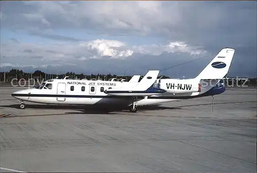 Flugzeuge Zivil National Jet Systems IAI 1124A Westwind II VH NJW ex VH BCL cn 315 Kat. Flug