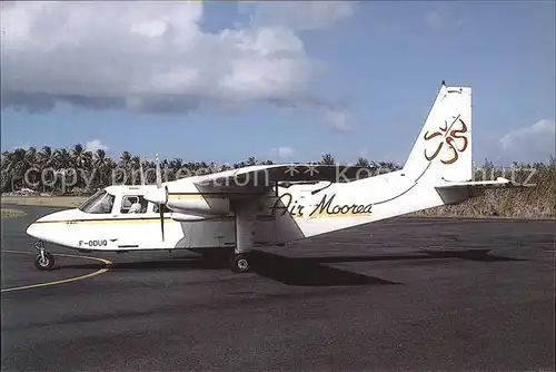 Flugzeuge Zivil Air Moorea BN 2B 26 Islander F ODUQ ex G BRGC cn 2220 Kat. Flug