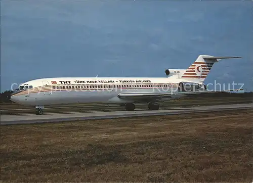 Flugzeuge Zivil THY Turk Hava Yollari Turkish Airlines Boeing 727 2F2 Advanced TC JCE Kat. Flug