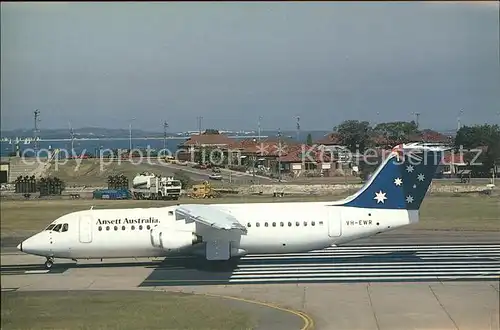 Flugzeuge Zivil Ansett Australia BAe146 300 VH EWR c n E3195 Kat. Flug