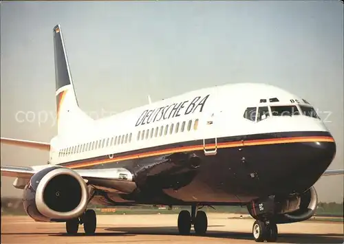 Flugzeuge Zivil Deutsche BA  Boeing 737 300  Kat. Flug