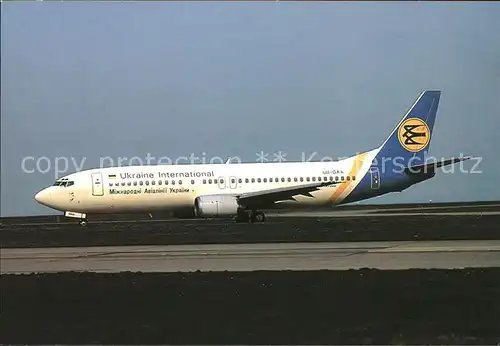 Flugzeuge Zivil Air Ukraine International Boeing 737 4Y0 UR GAA Kat. Flug