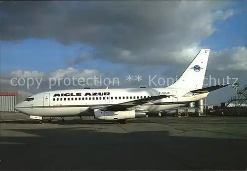 Flugzeuge Zivil Aigle Azur Boeing 737 200 F GMJD  Kat. Flug