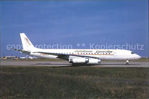 Flugzeuge Zivil Egyptair DC 8 62 N772 CA c n 46131  Kat. Flug